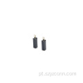 Conector de cabeçalho fêmea com passo de 1,27 mm reto 2P